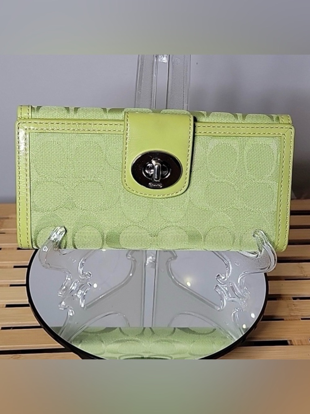 COACH Sunglasses & Wallet CLASSIC Monogram Bundle - Y2K VINTAGE - Picture 3 of 14